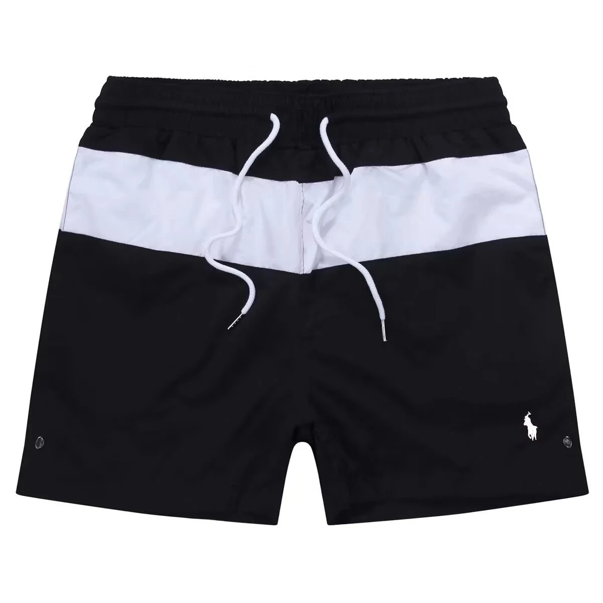 Polo Ralph Lauren Black & White Stripe Shorts