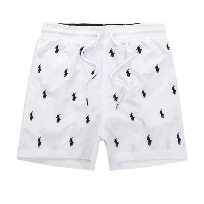 Polo Ralph Lauren Classic Logo White Polo Pony Shorts