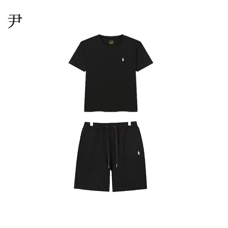 Polo Ralph Lauren Classic Logo Black T-Shirt & Shorts Set
