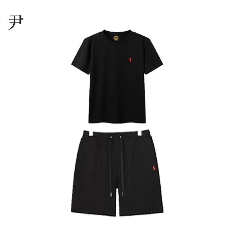 Polo Ralph Lauren Classic Logo Black T-Shirt & Shorts Set