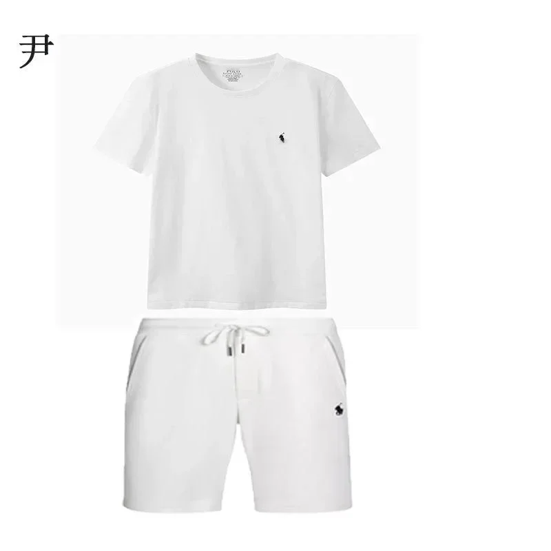 Polo Ralph Lauren Big Pony White T-Shirt & Shorts Set