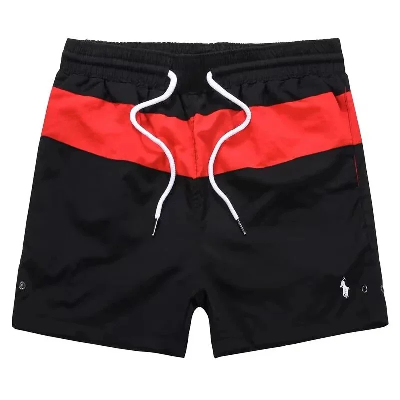 Polo Ralph Lauren Classic Logo Black & Red Shorts