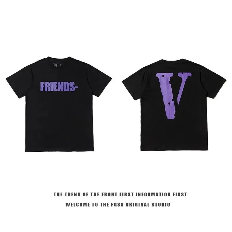 Black Purple 'FRIENDS-' T-Shirt Unisex