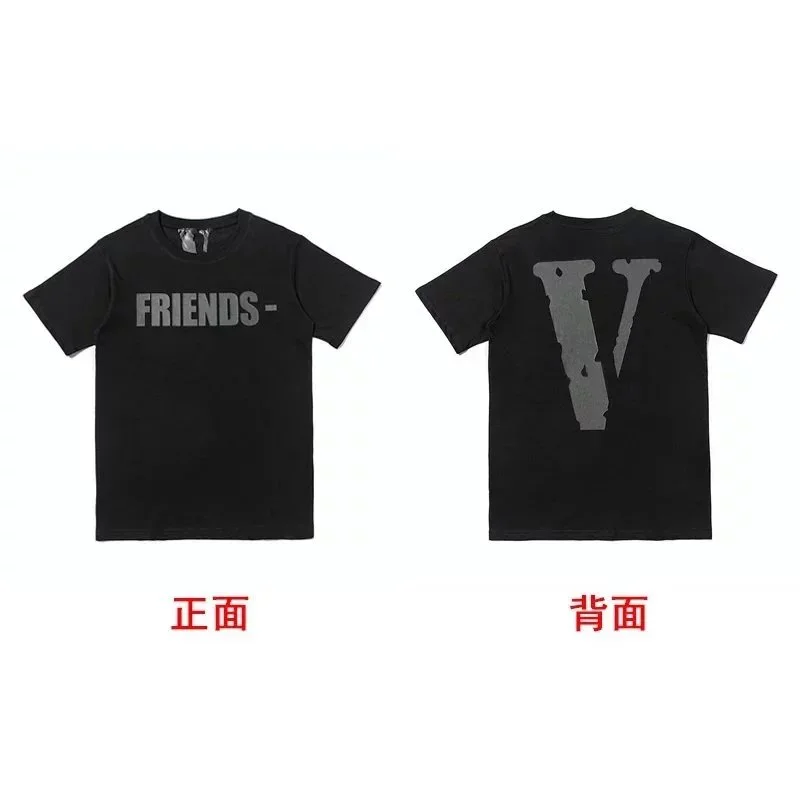 Black Friends V T-Shirt Streetwear