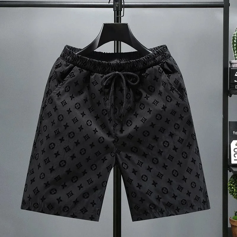 Louis Vuitton LV Trainer Monogram Shorts Black