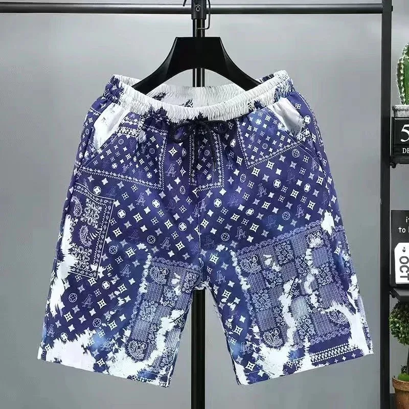 Louis Vuitton Tabi Printed Shorts Blue