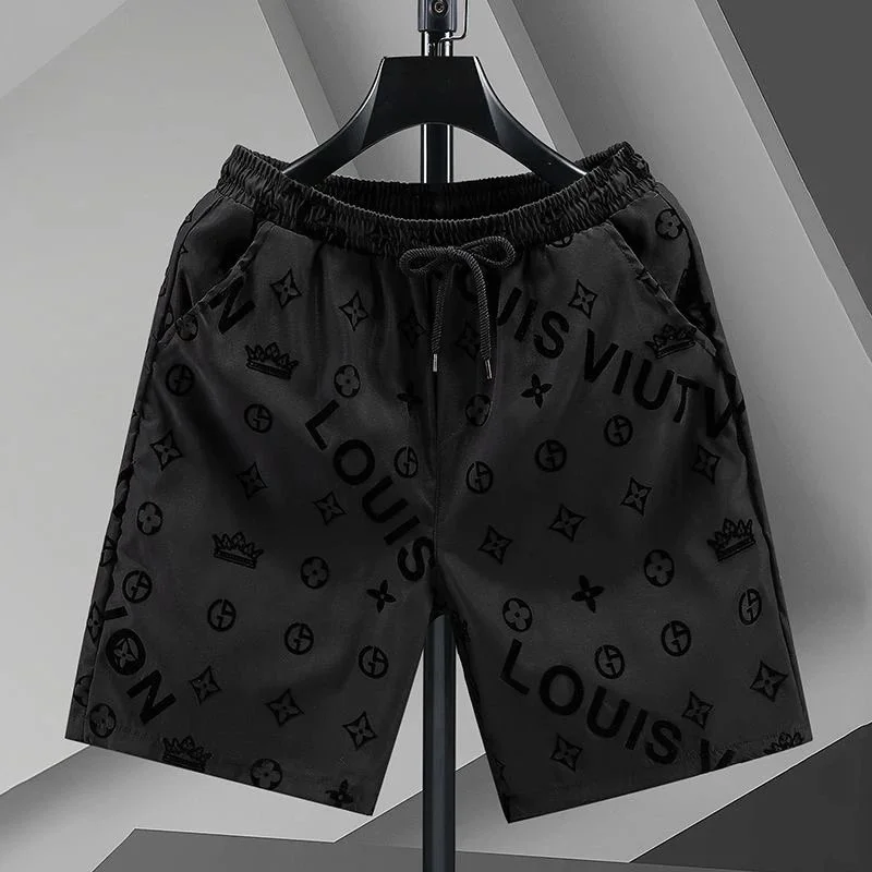 Louis Vuitton Neverfull Monogram Shorts Black