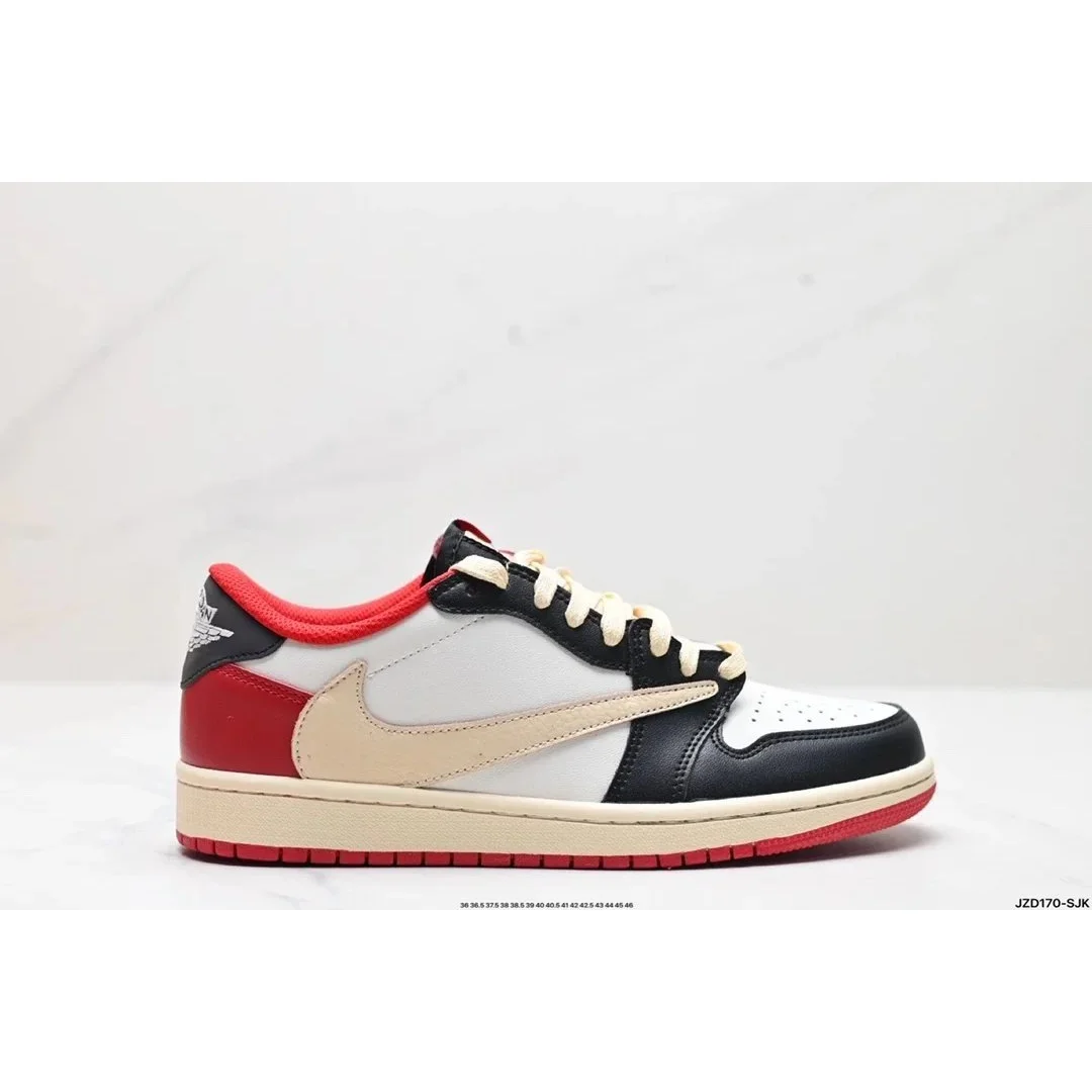 Nike Air Jordan 1 Low 'Black/Red' Sneakers