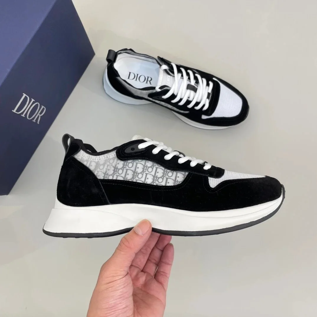 Dior Air Force 1 Black/White Sneakers