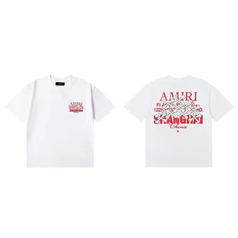 Amiri Shanghai Flagship White T-Shirt