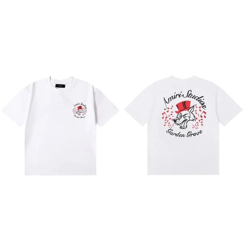 Amiri Garden Grove Wolf T-Shirt White