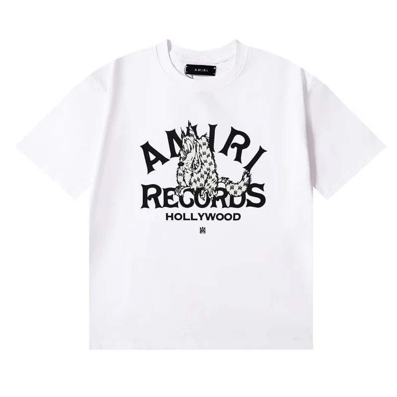 Amiri Amiri Records Hollywood White T-Shirt