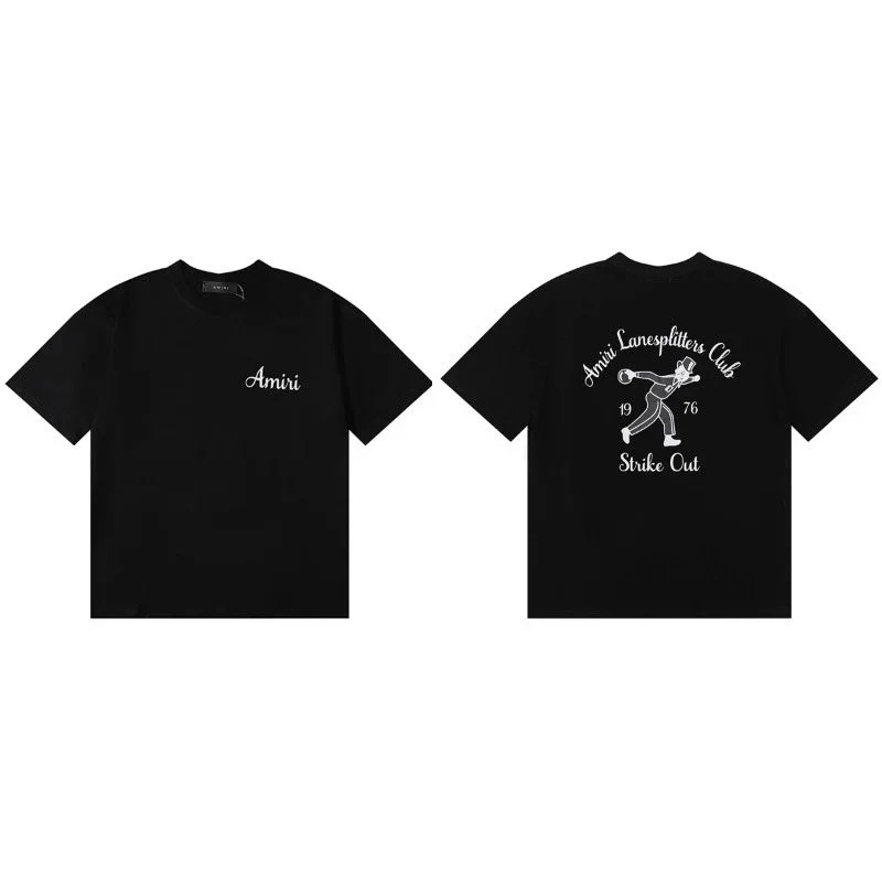 Amiri Strike Out Black T-Shirts