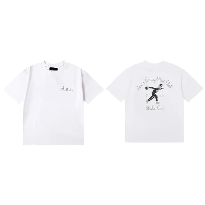 Amiri White 'Lanesplitters Club' T-Shirt