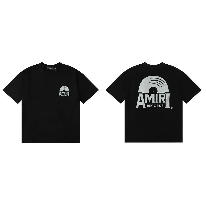 Amiri Black AMIRI RECORDS T-Shirt