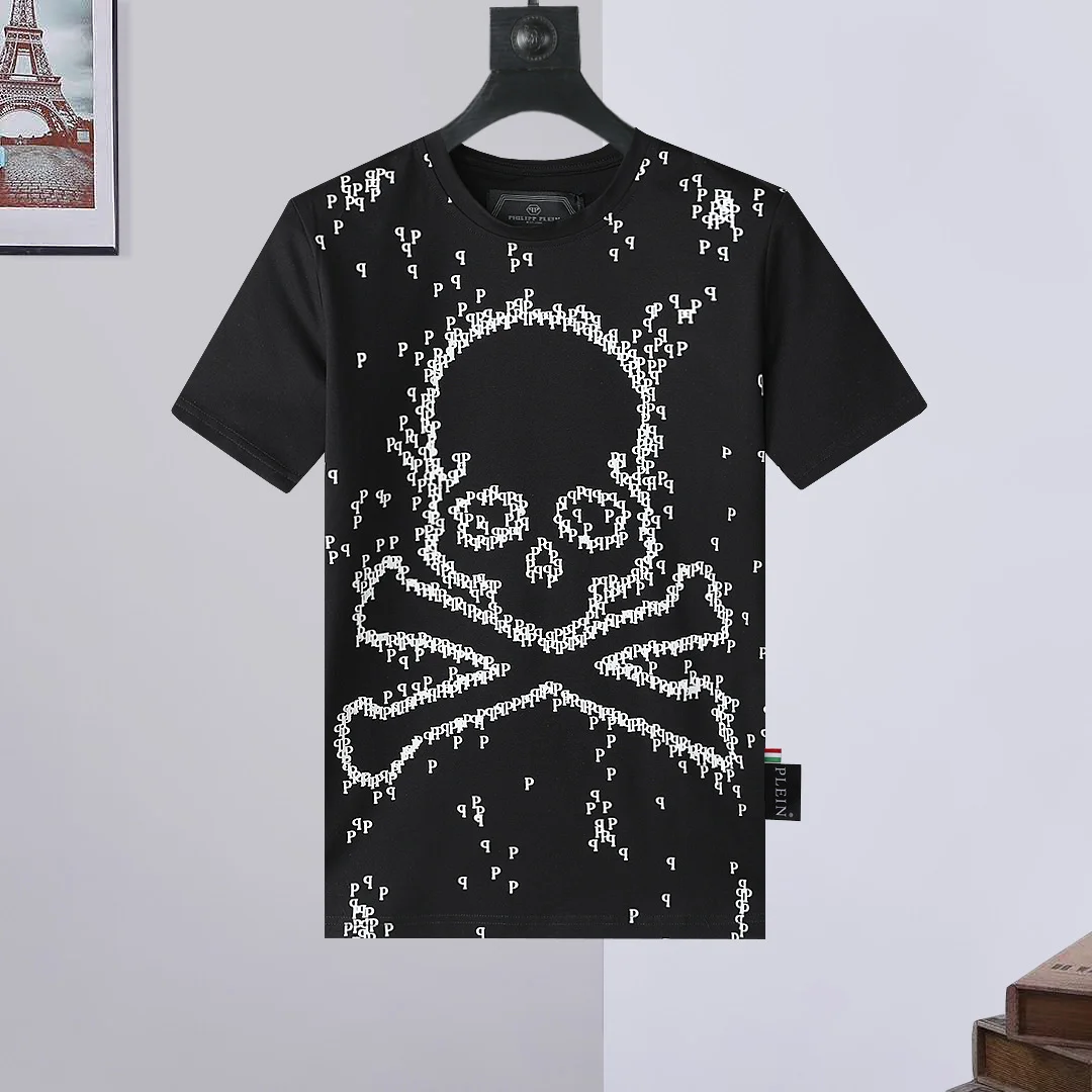 Philipp Plein Skull Print T-Shirt Black
