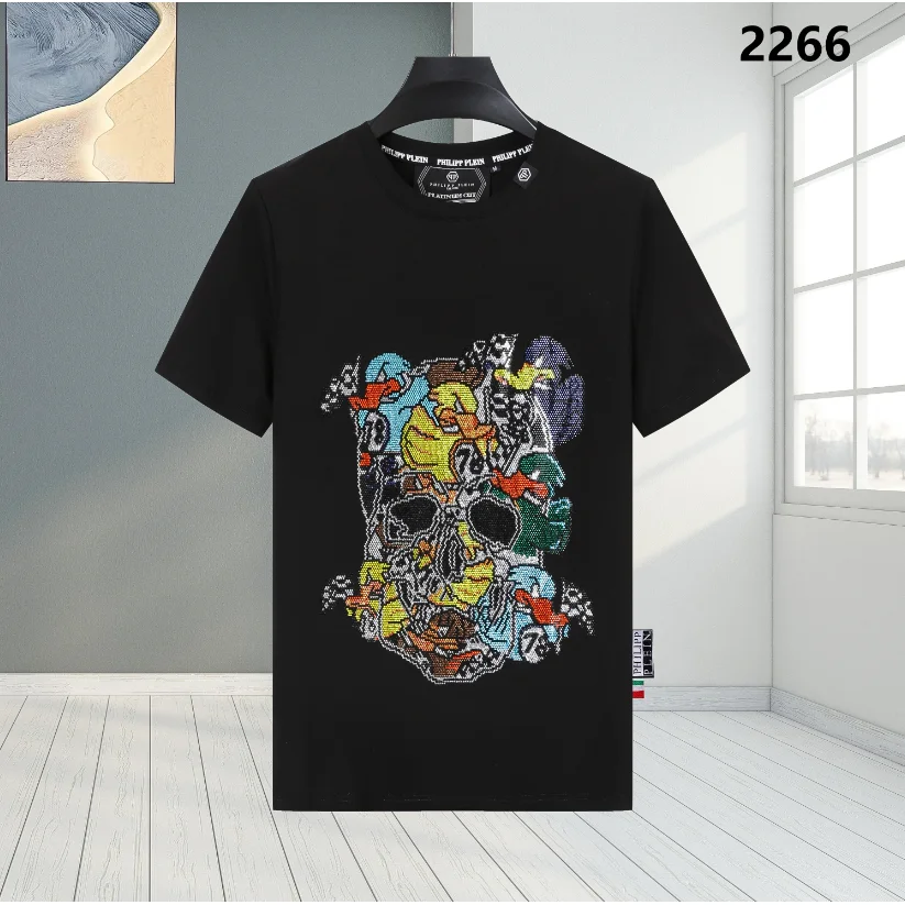 Philipp Plein Skull Print T-Shirt Black