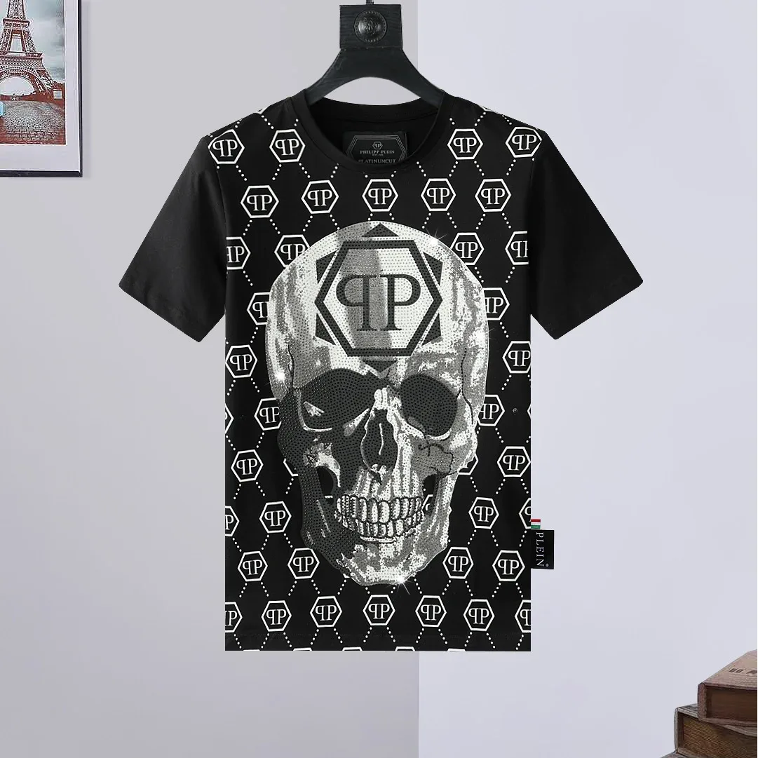 Philipp Plein Skull Print T-Shirt Black