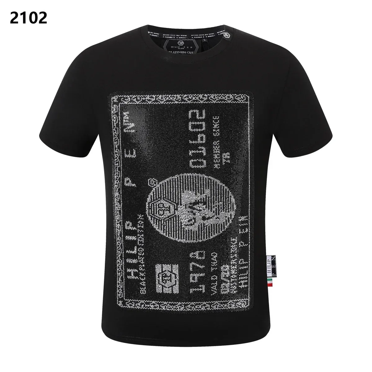 Philip Plein '2102' Black T-Shirt