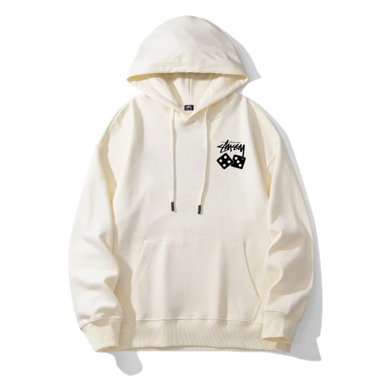 Stussy Stüssy Dice Hoodie Cream Casual Sweatshirt