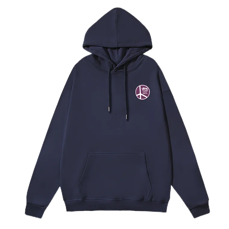Stussy Peace Icon Hoodie Navy