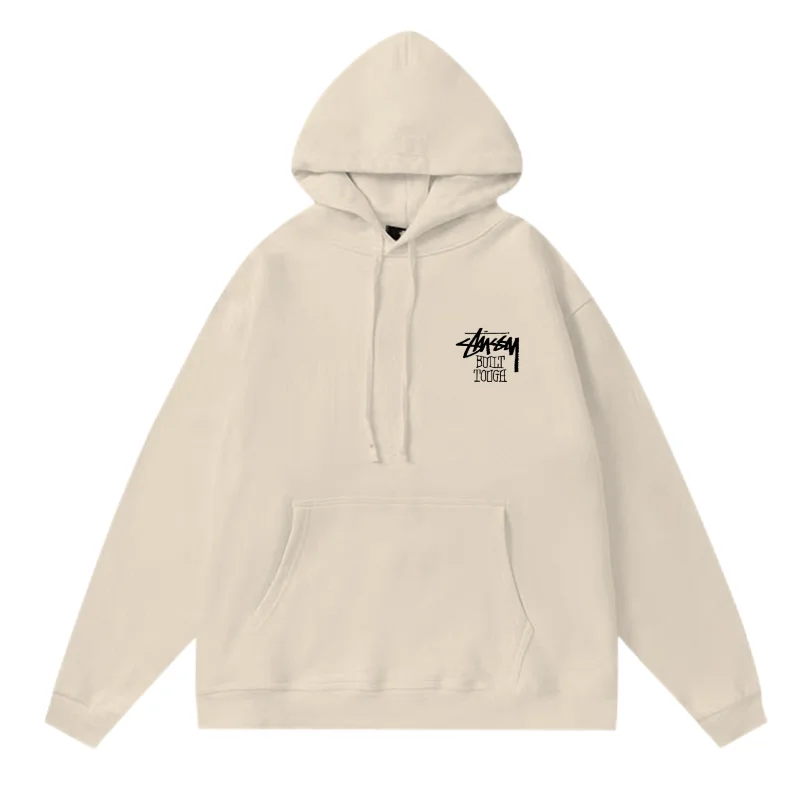Stussy Built Tough Hoodie Cream