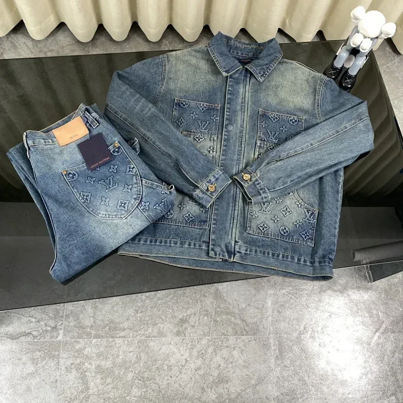 Louis Vuitton Classic Logo Denim Jacket