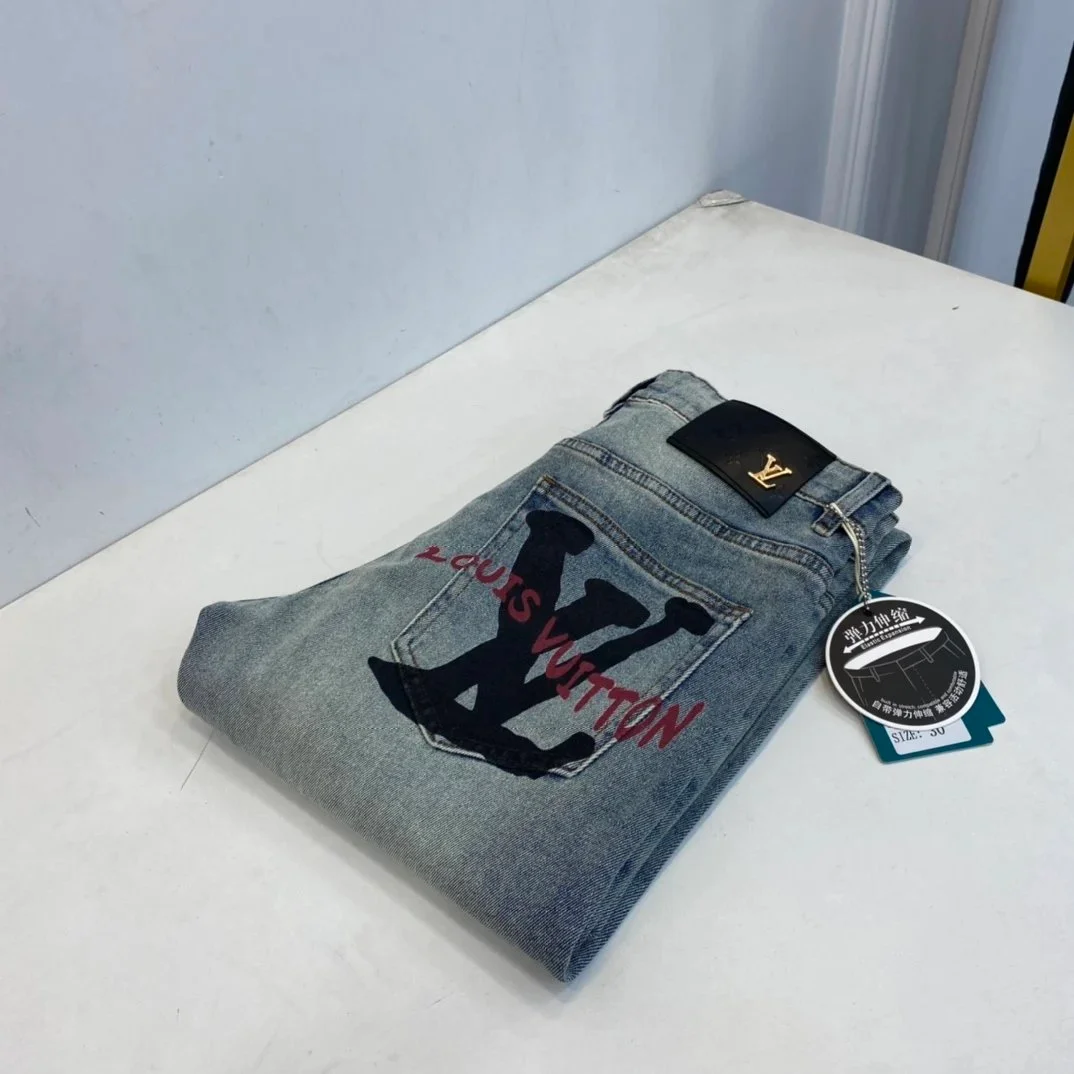 Louis Vuitton LV Monogram Jeans Blue