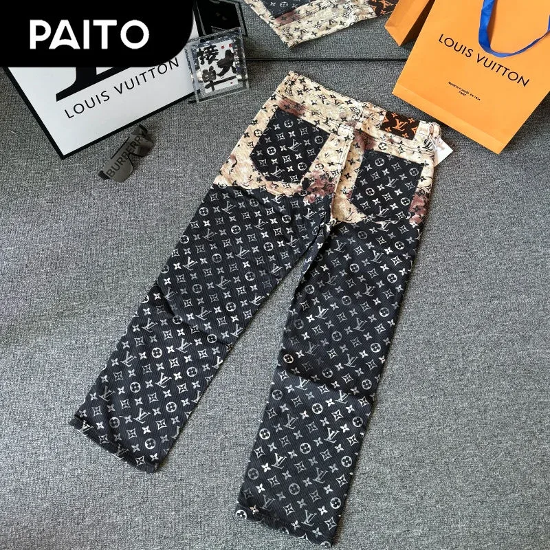 Louis Vuitton Neverfull Patterned Jeans