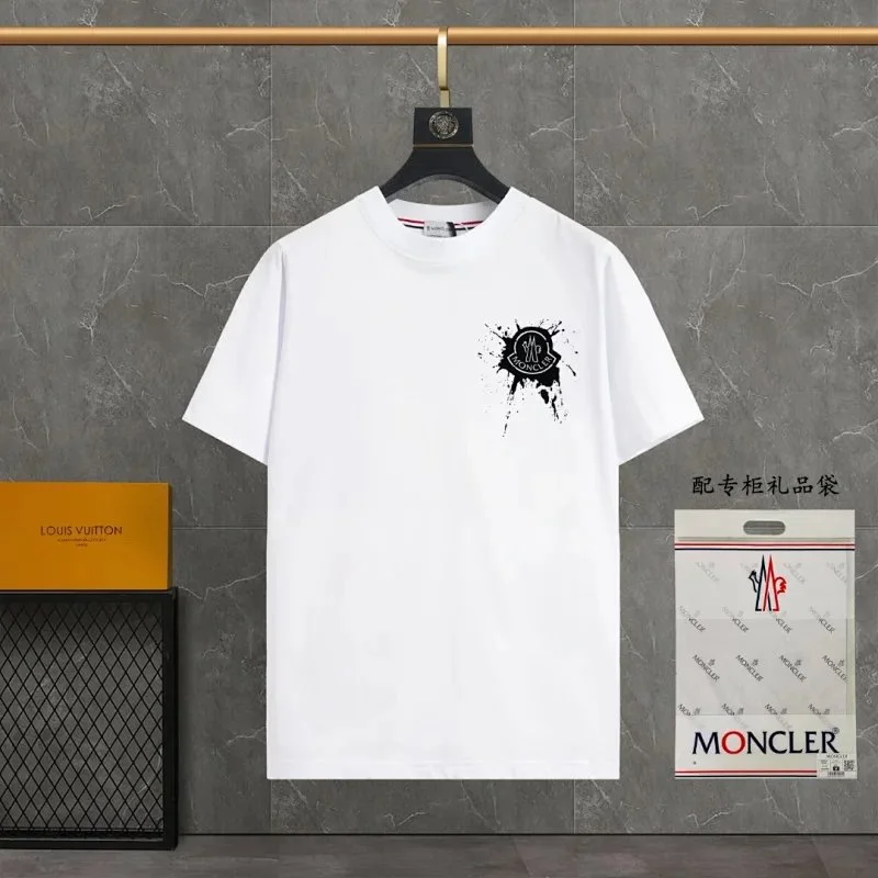 Moncler White Logo T-Shirt
