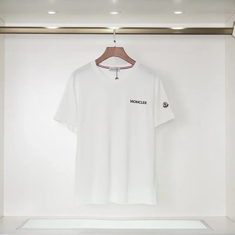 Moncler White Logo T-Shirt