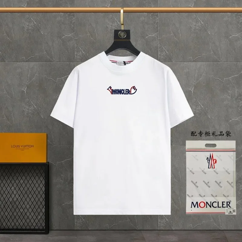 Moncler White Logo T-Shirt