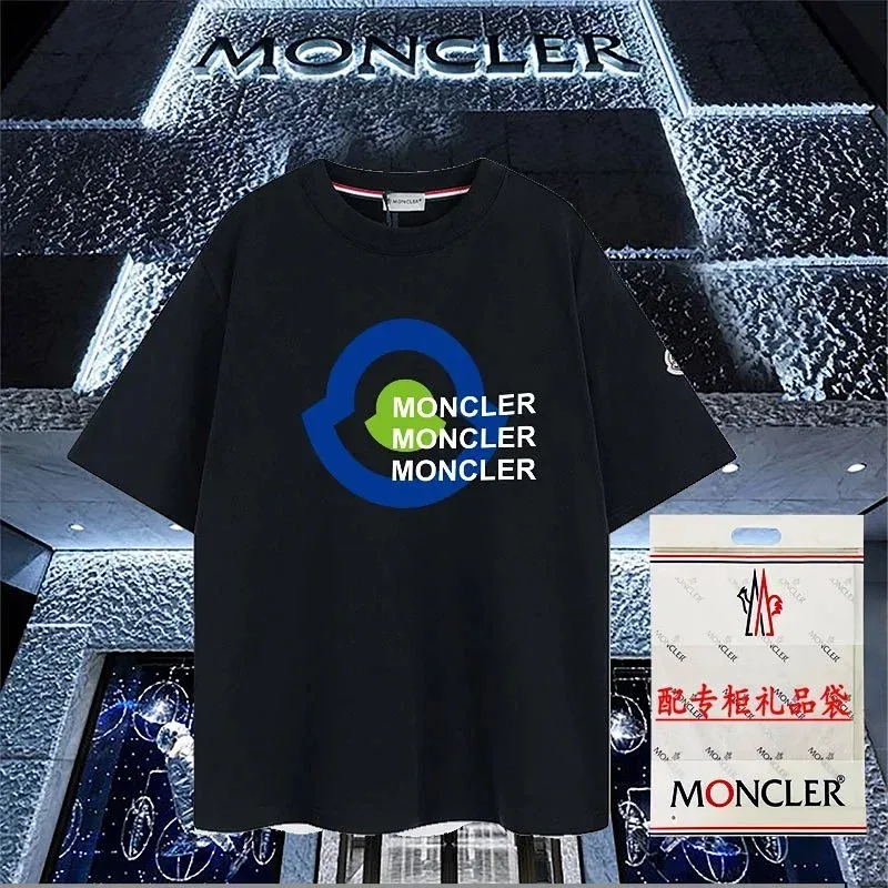 Moncler Monogram Oversized T-Shirt Black