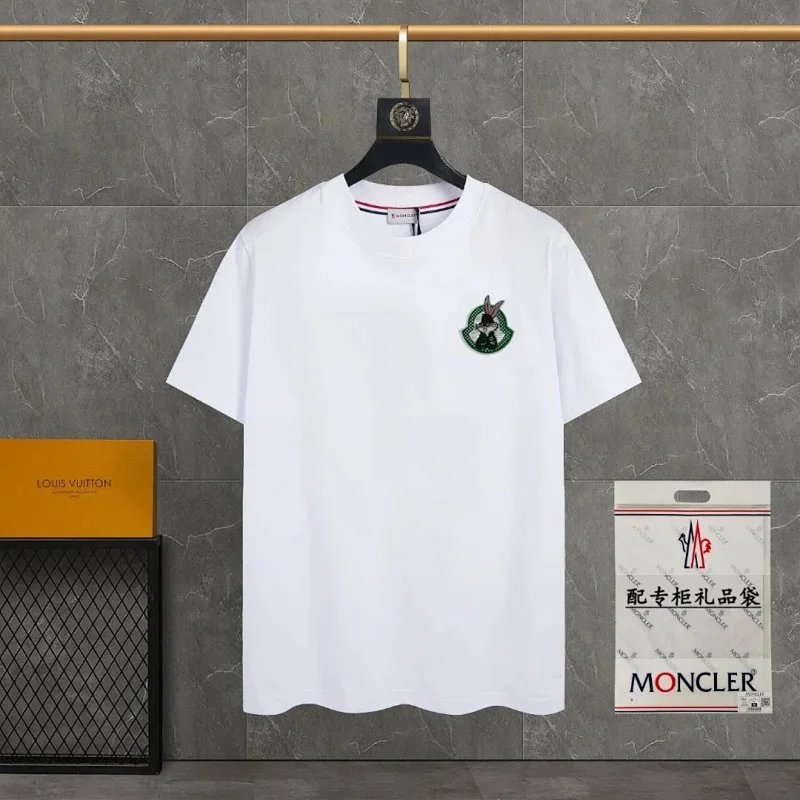 Moncler White Rabbit Embroidery T-Shirt