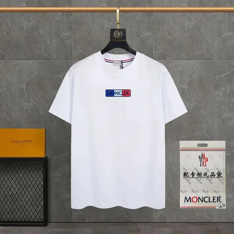 Moncler White Monogram T-Shirt