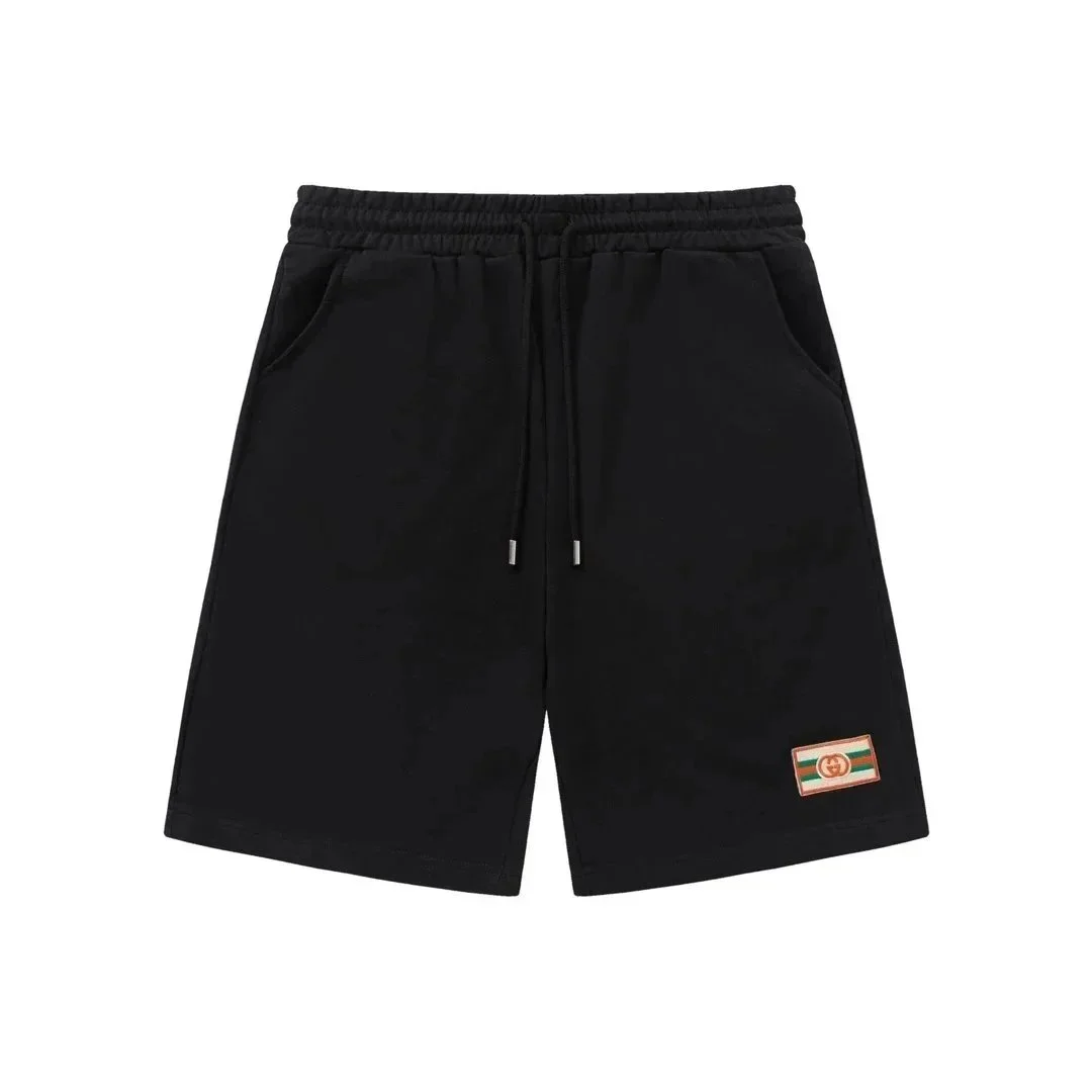 Gucci Black GG Patch Shorts