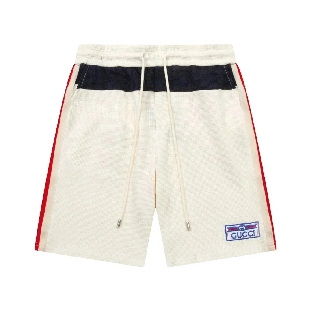 Gucci White & Red Track Shorts