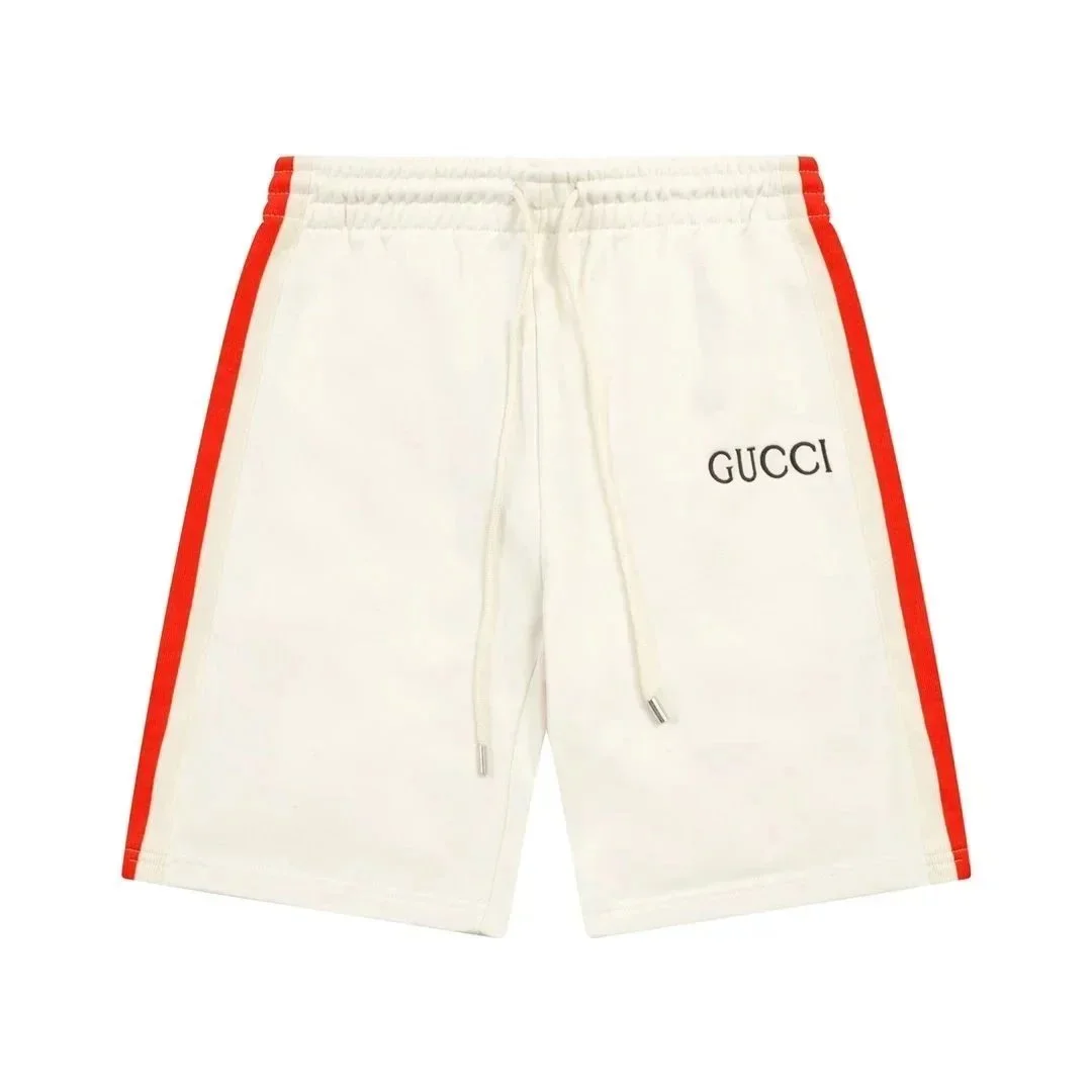 Gucci White & Red Track Shorts