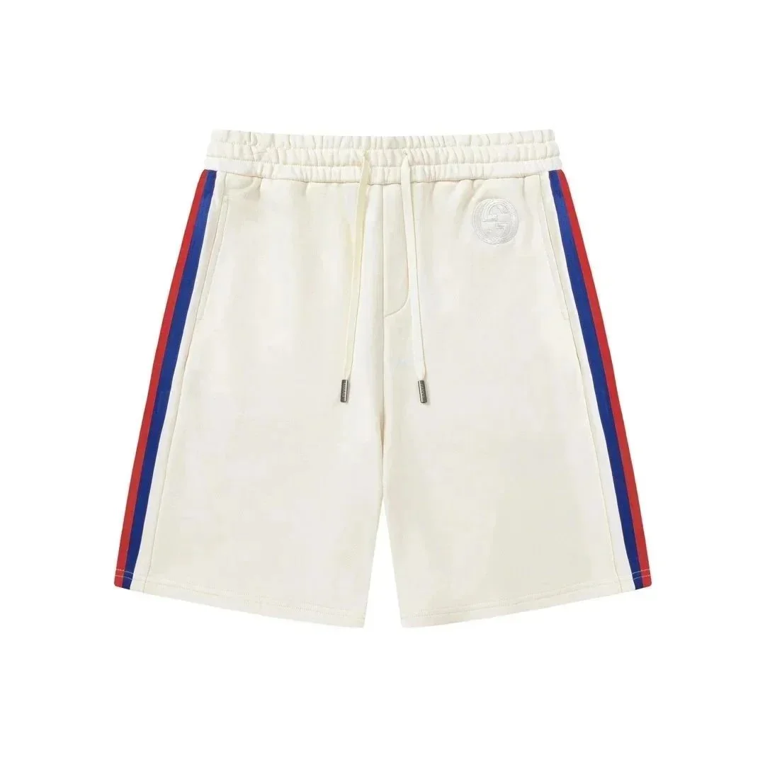 Gucci Runners White Red Blue Stripe Shorts