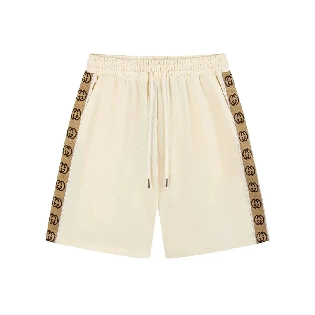Gucci GG Tape Shorts Cream Casual