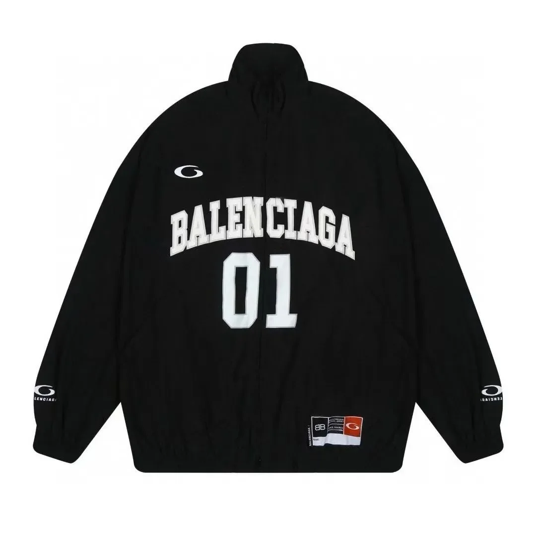 Balenciaga Black '01' Track Jacket