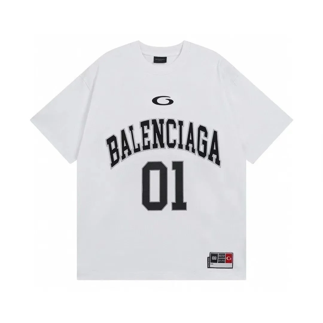 Balenciaga '01' White T-Shirt