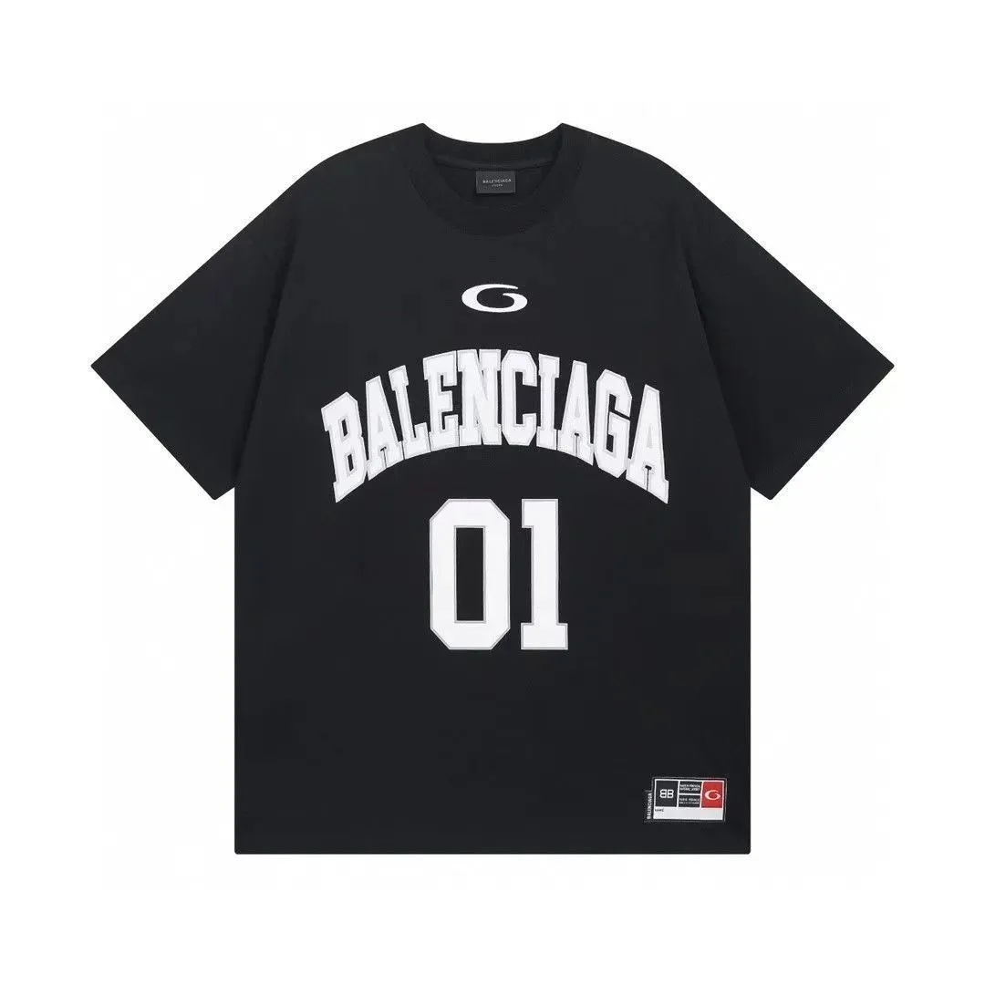 Balenciaga '01' Black T-Shirt