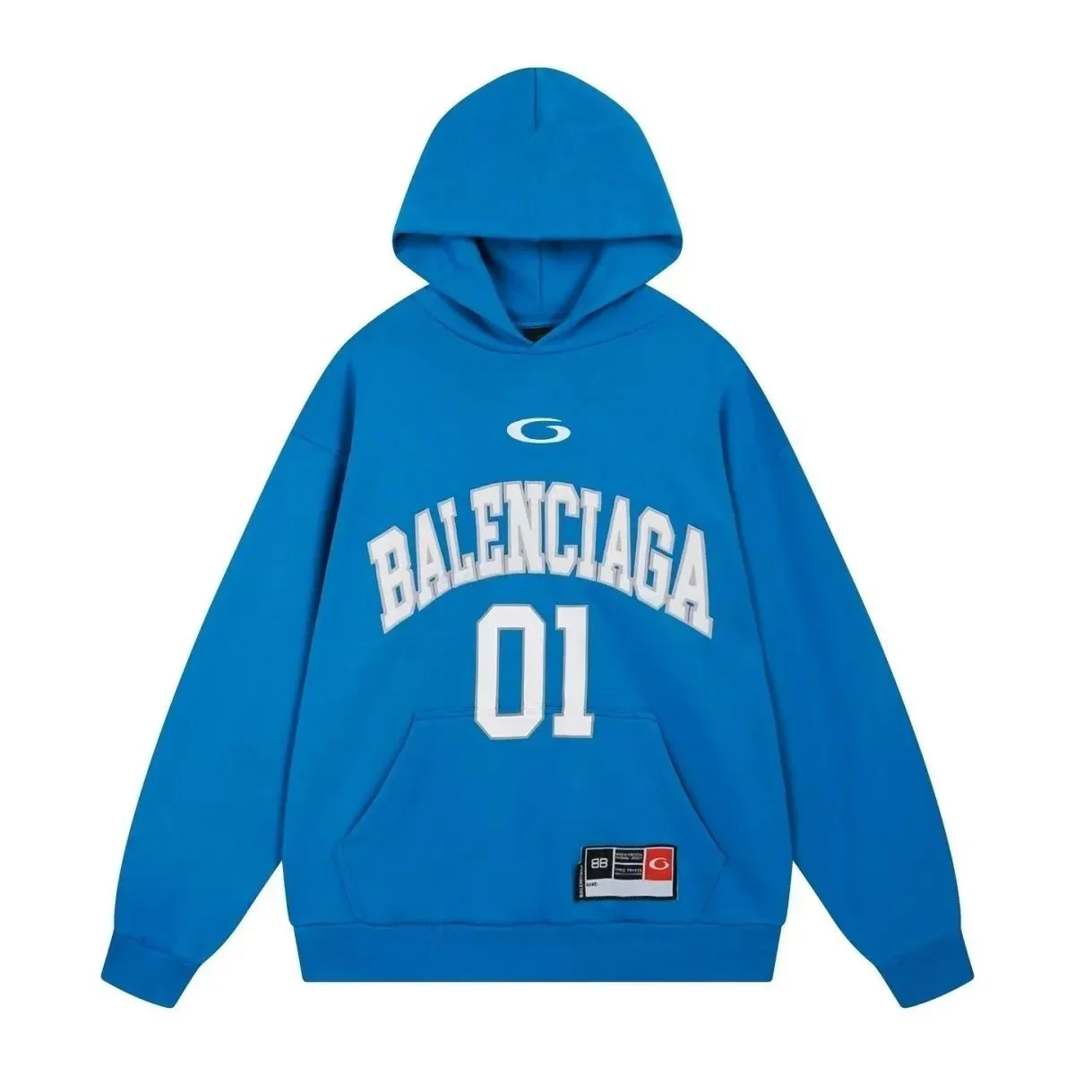 Balenciaga Blue '01' Hoodie