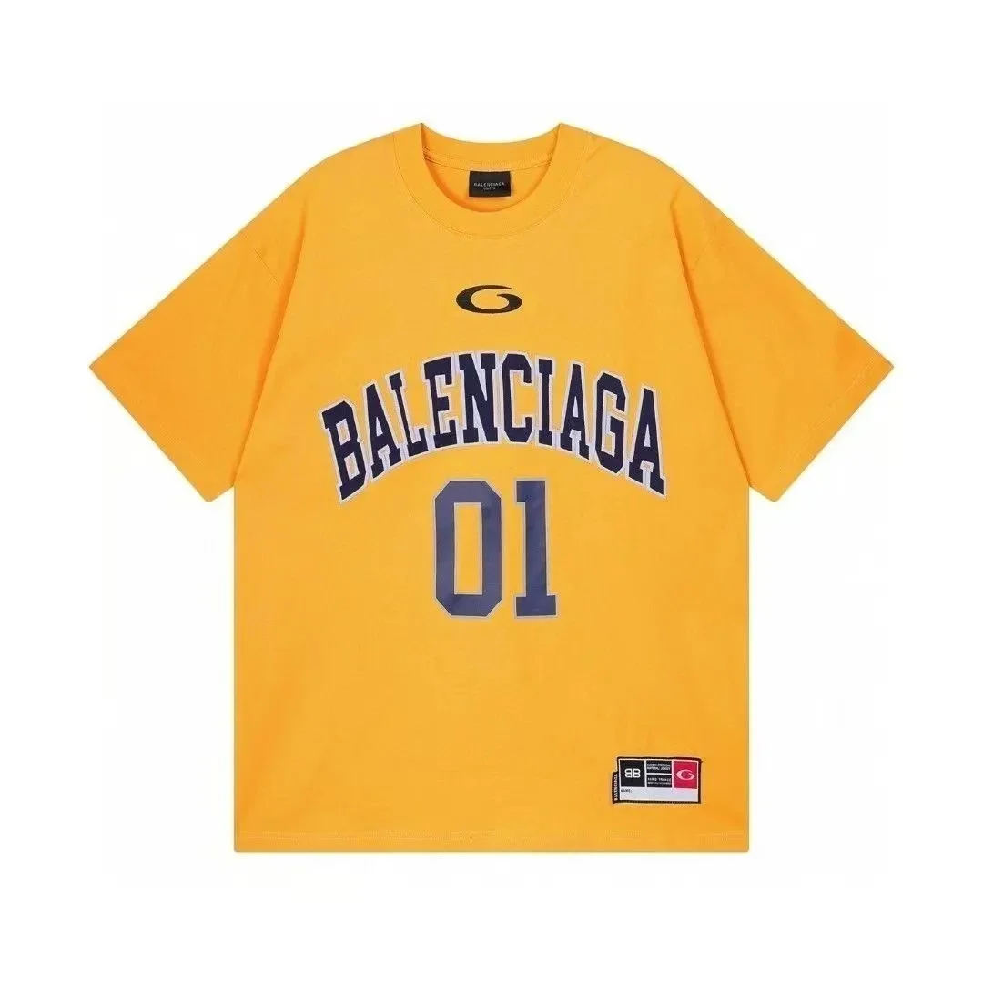 Balenciaga Yellow 'BALENCIAGA 01' T-Shirt