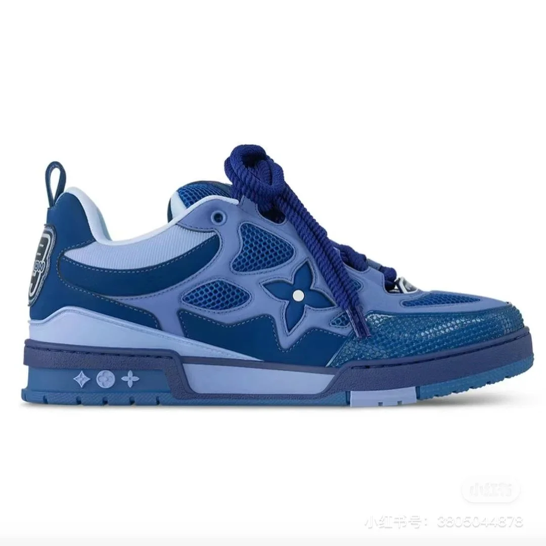 Louis Vuitton LV Trainer Blue Sneakers