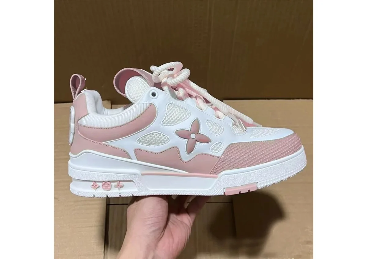 Louis Vuitton LV Trainer Pink/White Sneakers