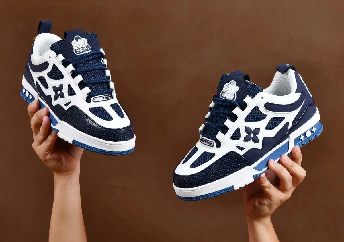 Louis Vuitton LV Trainer Blue/White Sneakers