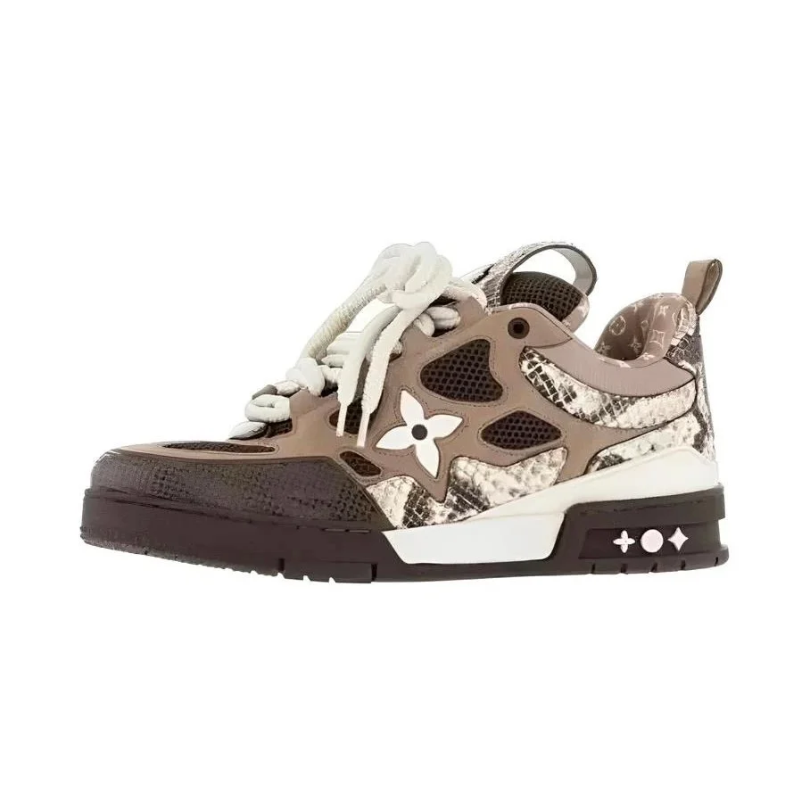 Louis Vuitton LV Trainer Python Snake Sneakers