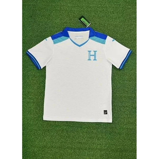 Nike 2324洪都拉斯主场 Jersey White/Blue Soccer Top